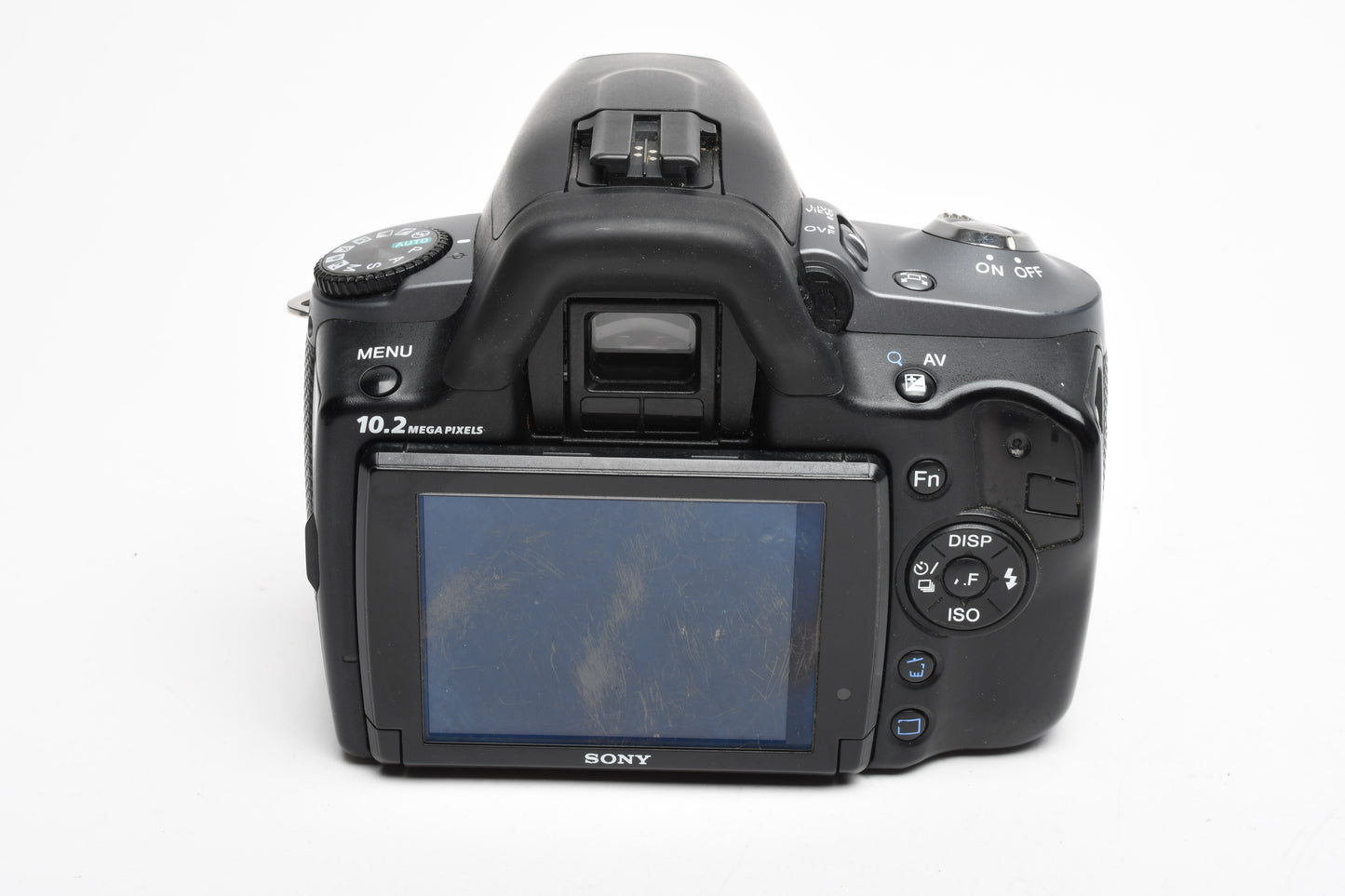 Sony DSLR-A330 A330 10.2MP DSLR w/18-55mm zoom, flash, batt+charger