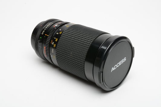 Access P-MC 35-200mm f3.8-5.3 Macro zoom lens for Canon FD Mount, nice