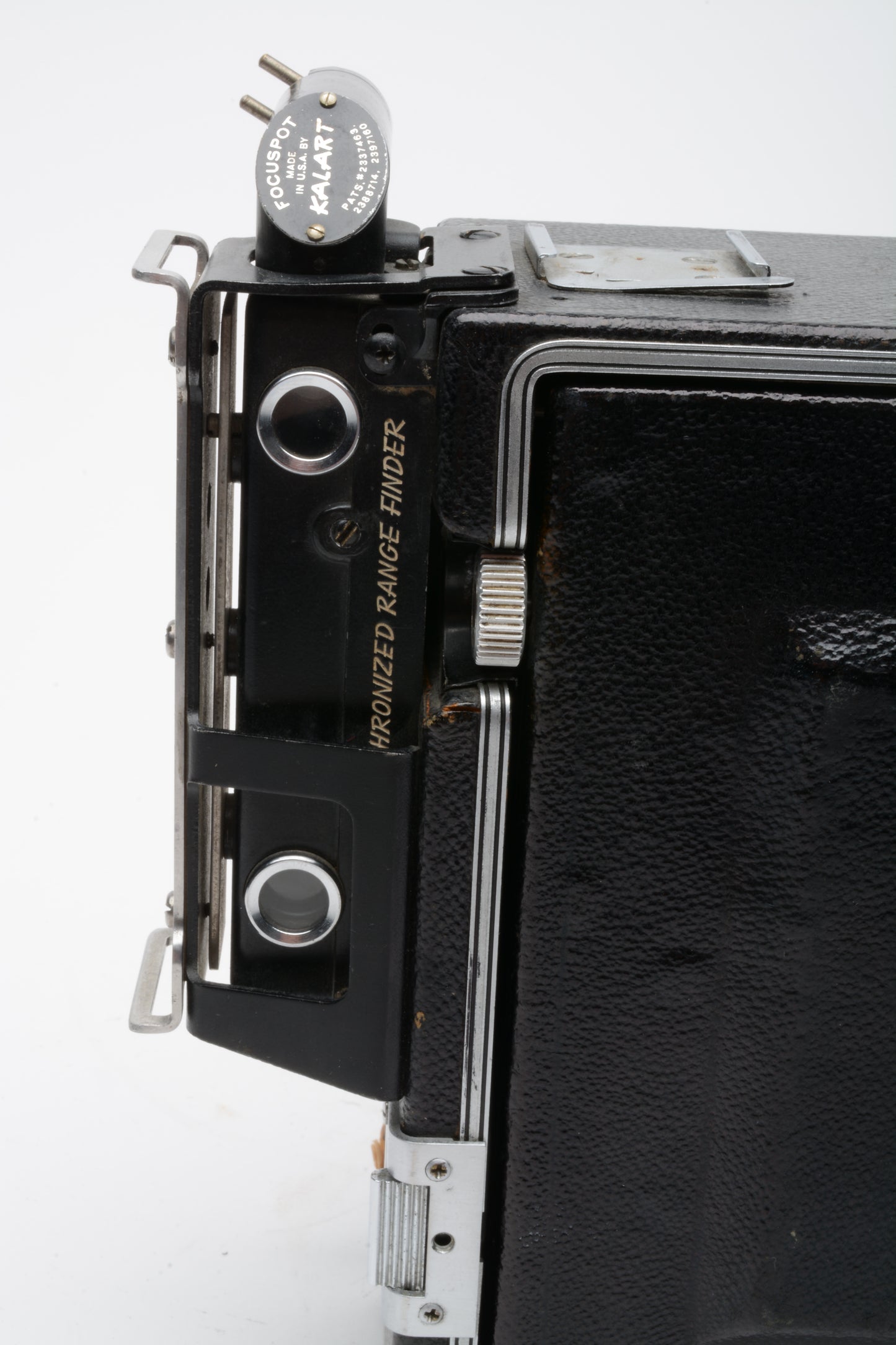 Graflex Crown Graphic 4x5 camera w/Kodak 6 3/8 f4.5 lens, tested, accurate, nice