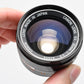 Canon EX 35mm f3.5 MF Prime Lens for Canon EX Mount, Hood+Case, Mint-