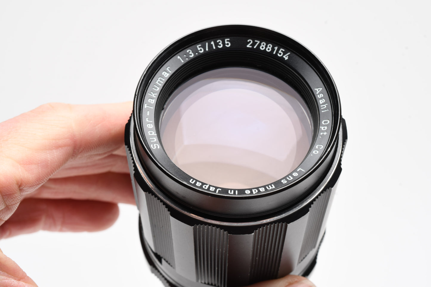 Pentax Super Takumar 135mm f3.5 M42 Mount lens, caps, good!