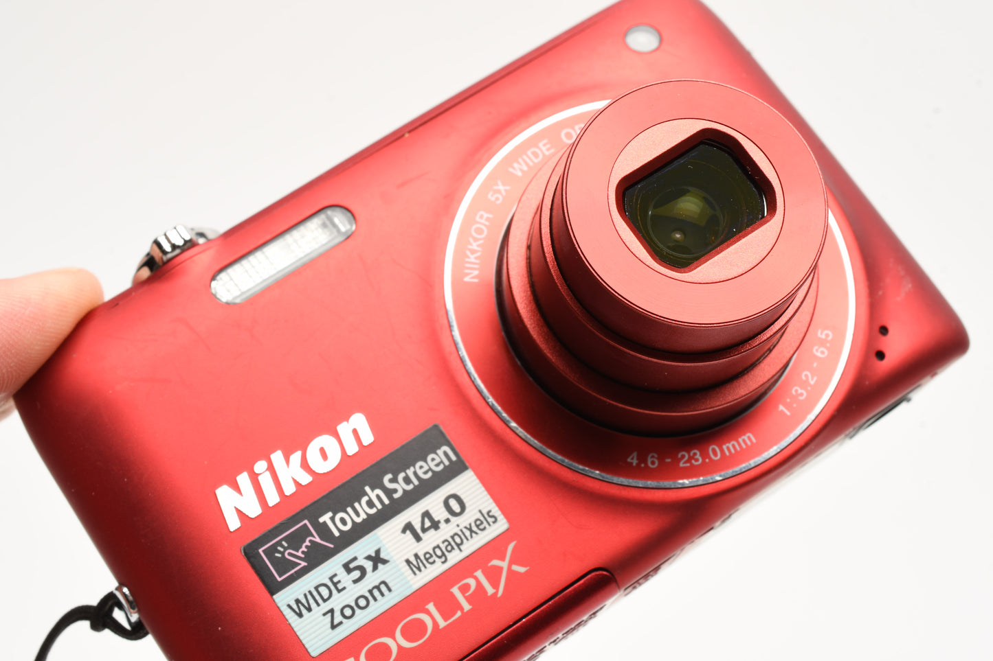 Nikon Coolpix S4100 14MP Digital Point&Shoot camera (Red), Boxed