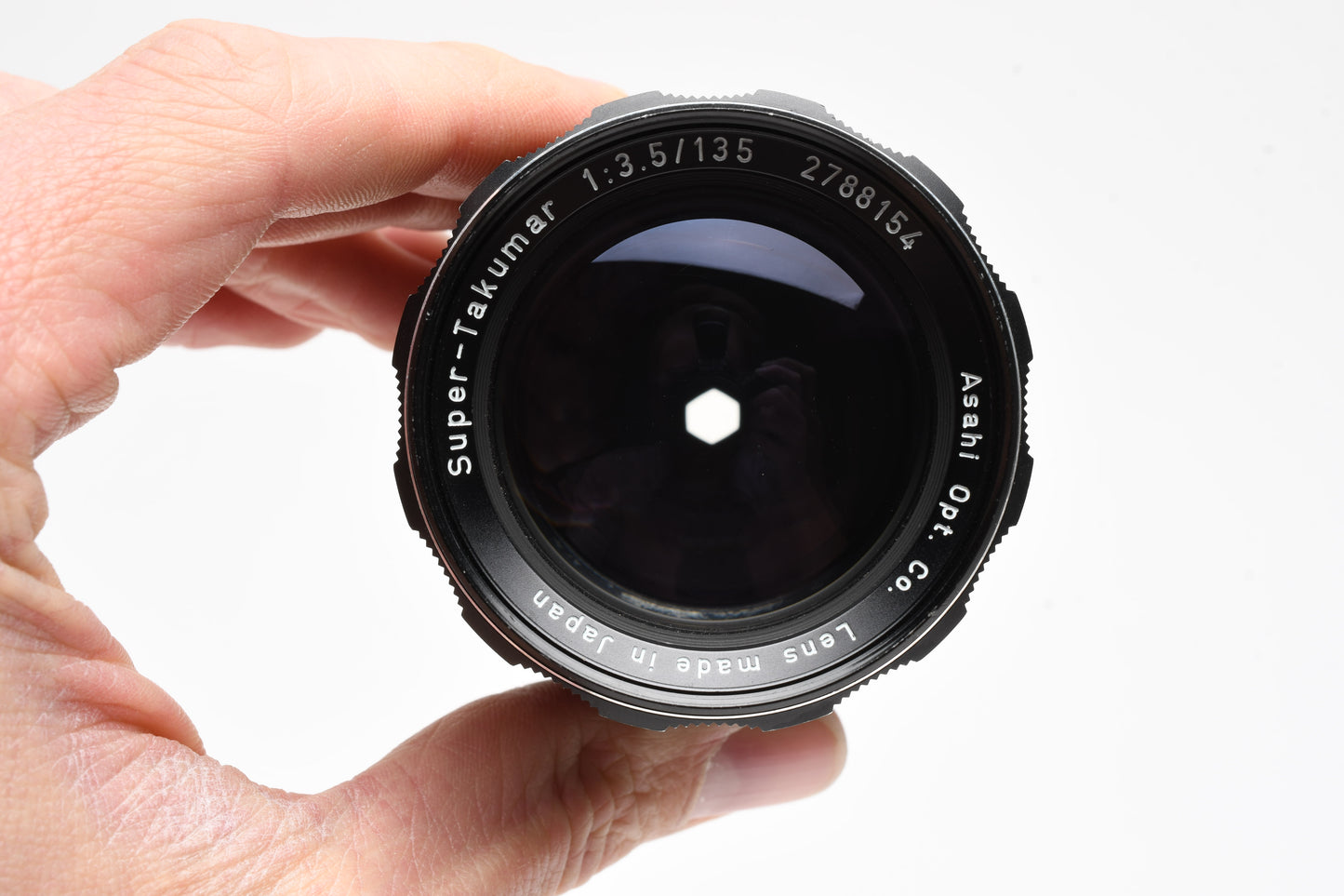 Pentax Super Takumar 135mm f3.5 M42 Mount lens, caps, good!