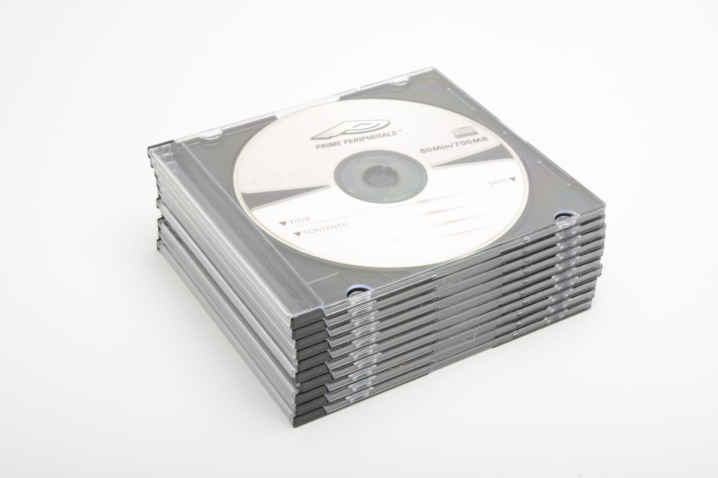 10X Prime Peripherals CD-R 80minute 700MB CD, New