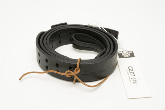 Cam-In 1" Leather camera strap (Black), CAM2303, Nice quality, New
