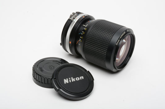 Nikon Nikkor 35-105mm f3.5-4.5 AI-S Zoom lens, Mint-, Nice!