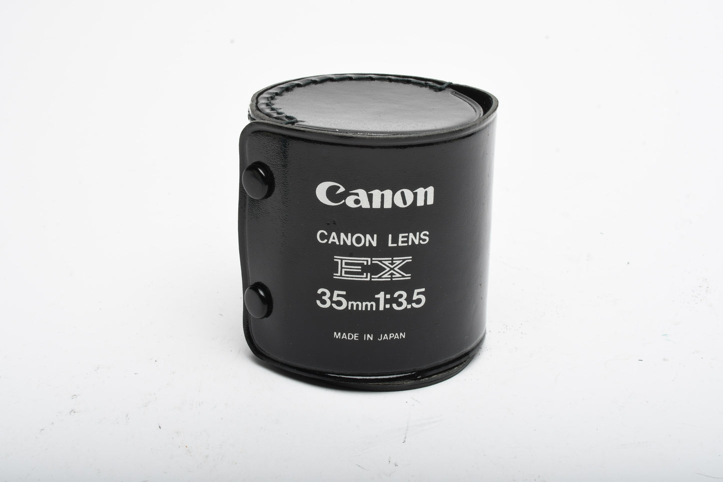 Canon EX 35mm f3.5 MF Prime Lens for Canon EX Mount, Hood+Case, Mint-