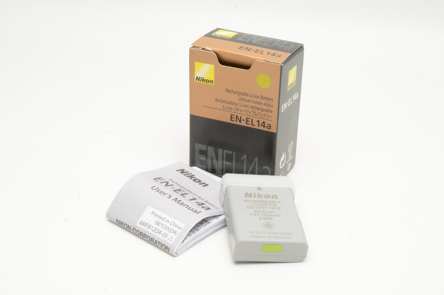 Nikon EN-EL14a Genuine battery, Boxed, NEW