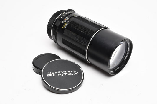 Pentax Super Takumar 200mm f4 M42 Mount lens, caps, good!