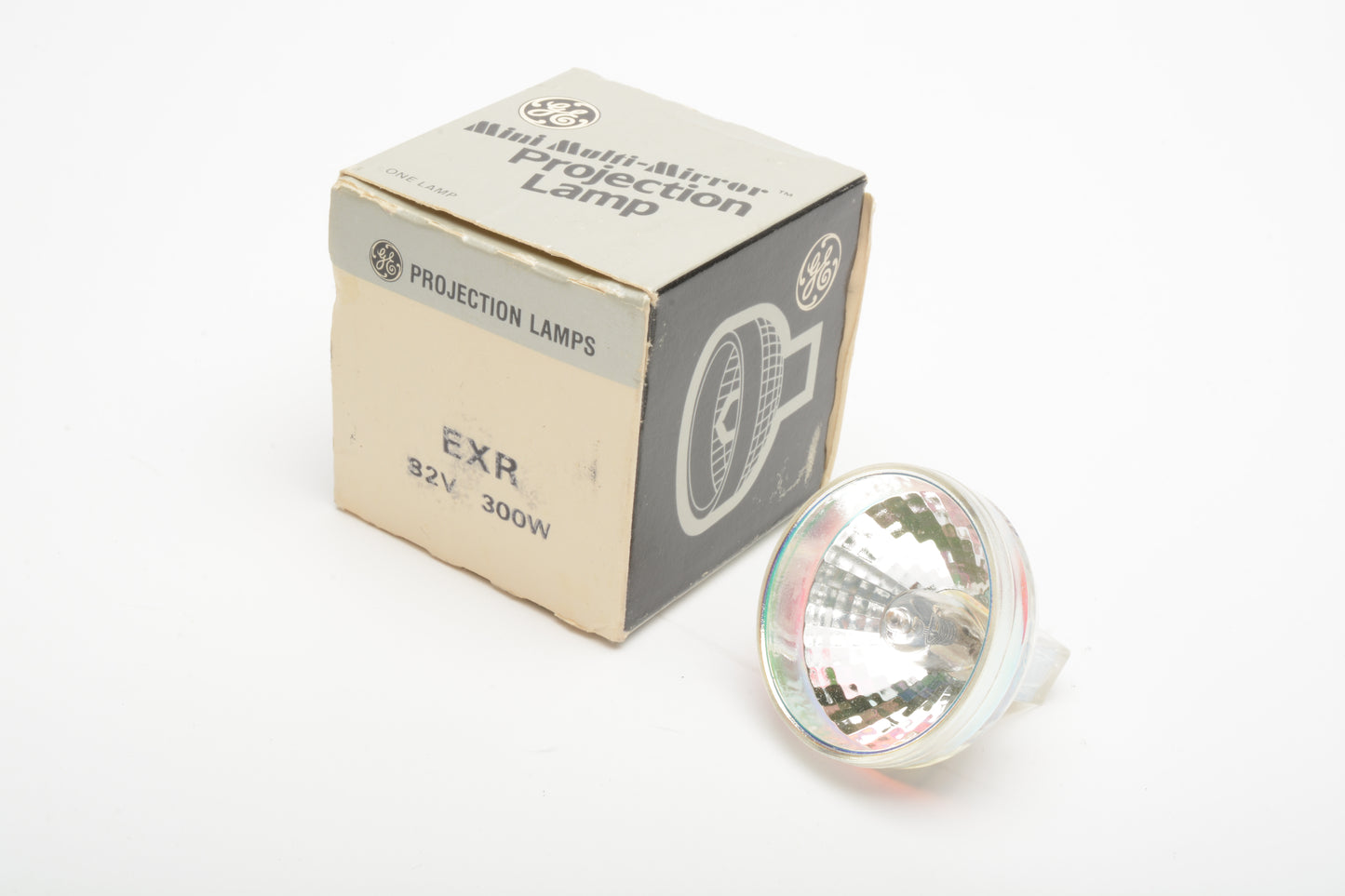 GE EXR 300W 322V MR16 Photo Projection bulb, NIB