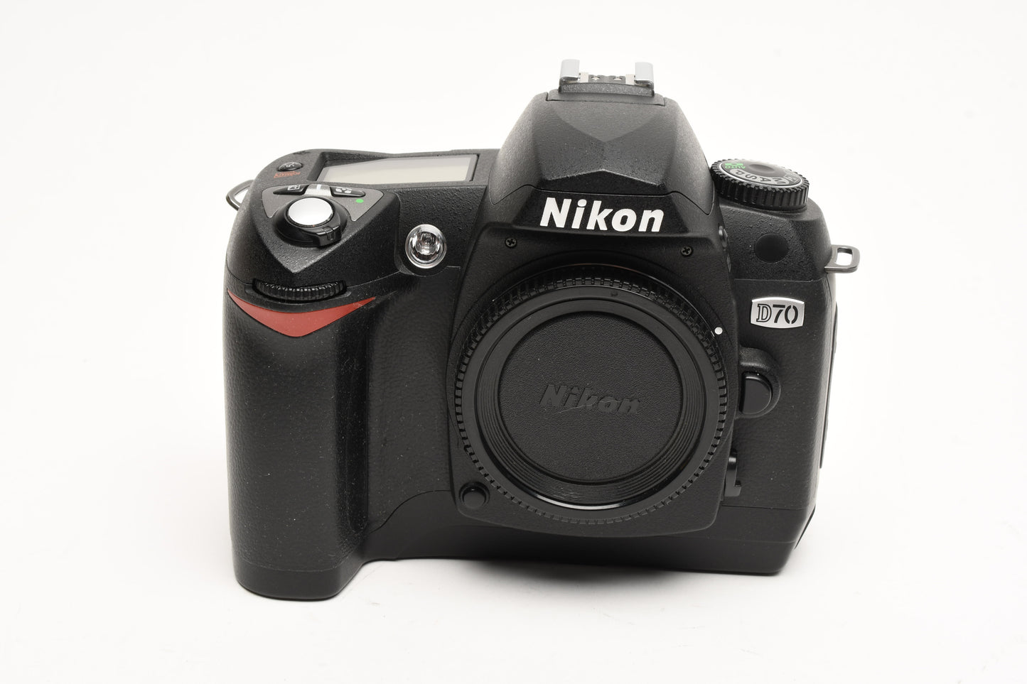 Nikon D70 DSLR body w/batt, charger, 4GB CF card, Only 1344 Acts, Boxed, Mint-