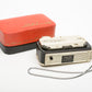 Mec 16 camera w/Color Ennit lens, works, w/Jewel box+strap, Nice!
