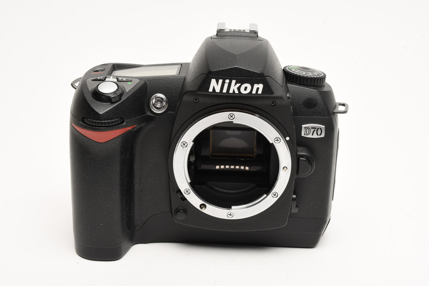 Nikon D70 DSLR body w/batt, charger, 4GB CF card, Only 1344 Acts, Boxed, Mint-