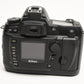 Nikon D70 DSLR body w/batt, charger, 4GB CF card, Only 1344 Acts, Boxed, Mint-