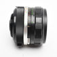 Soligor 28mm f2.8 M42 Mount prime lens, Great! w/Cap, 1A, Nice