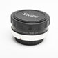 Vivitar 2X-4 Teleconverter for Canon FL-FD mount, caps