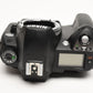 Nikon D70 DSLR body w/batt, charger, 4GB CF card, Only 1344 Acts, Boxed, Mint-