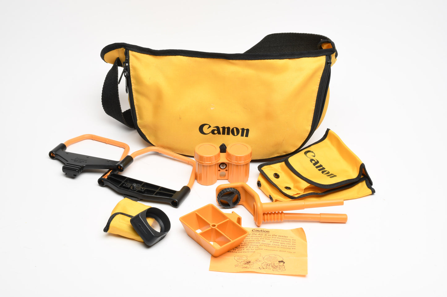 Canon AS-6 Underwater accessoty kit, Close-up kit, case, film cannister+++