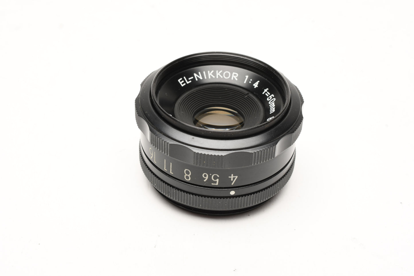Nikon EL-Nikkor 50mm f4 enlarging lens, cap, Very clean