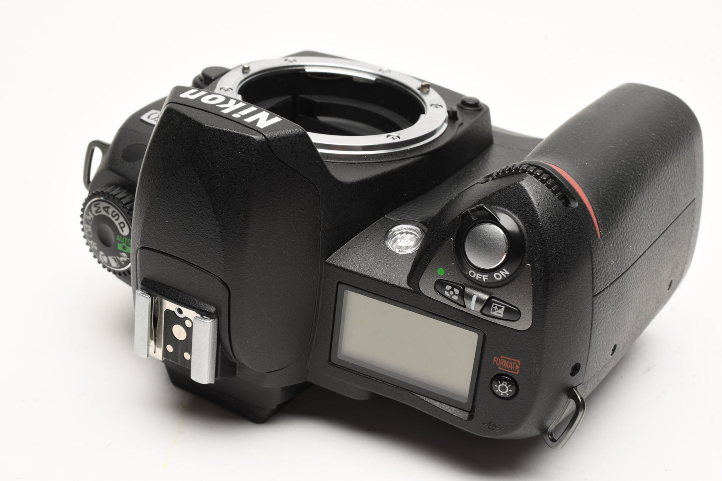 Nikon D70 DSLR body w/batt, charger, 4GB CF card, Only 1344 Acts, Boxed, Mint-