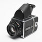 Hasselblad 500C/M Body, Prism, 80mm T* f2.8 Planar, A12 Back, New Seals!