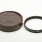 Nikon 52mm Close-up #0 No. 0 filter in leather case, very clean