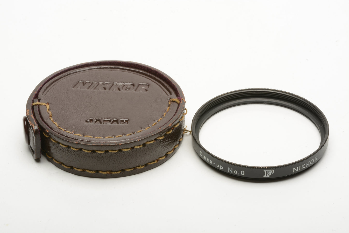 Nikon 52mm Close-up #0 No. 0 filter in leather case, very clean