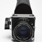 Hasselblad 500C/M Body, Prism, 80mm T* f2.8 Planar, A12 Back, New Seals!
