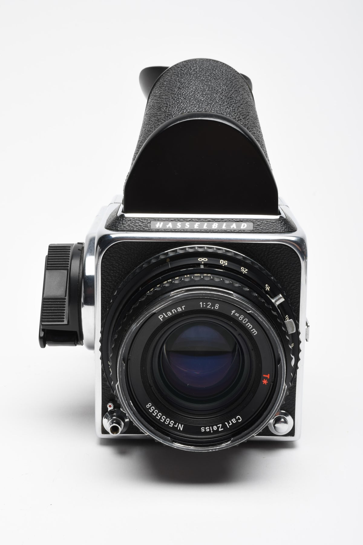 Hasselblad 500C/M Body, Prism, 80mm T* f2.8 Planar, A12 Back, New Seals!