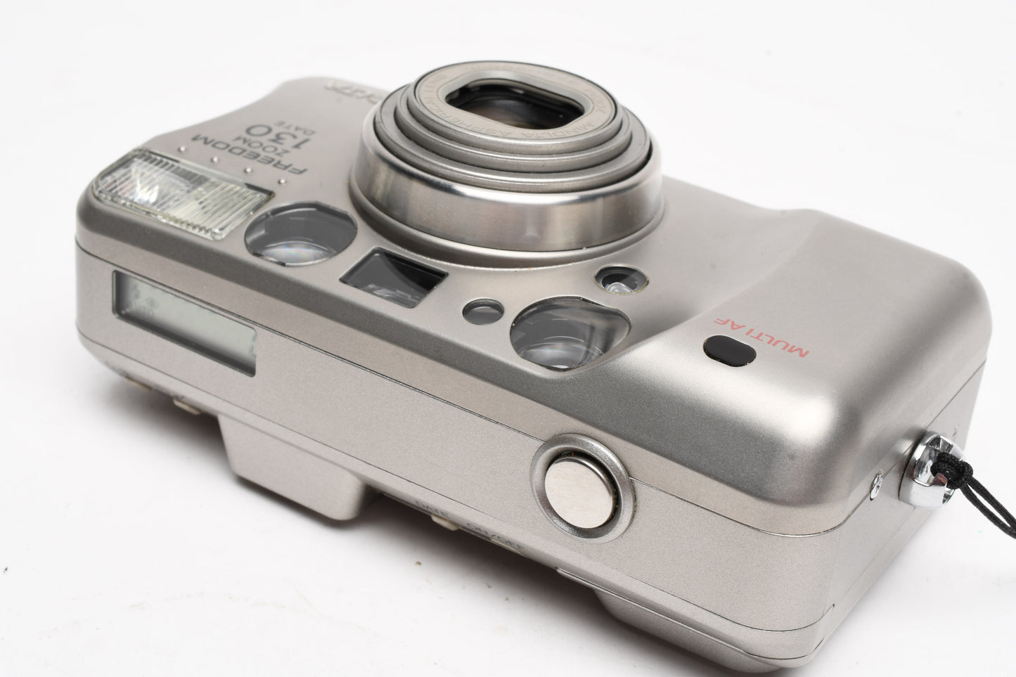 Minolta Freedom Zoom 130 date 35mm Point&Shoot camera, strap, Tested