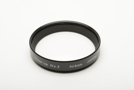 Nikon 52mm Close-up #2 No. 2 filter in jewel case, very clean