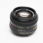 Minolta MD Rokkor-X 50mm f1.4 MD mount lens, w/Caps, Sky, Nice!