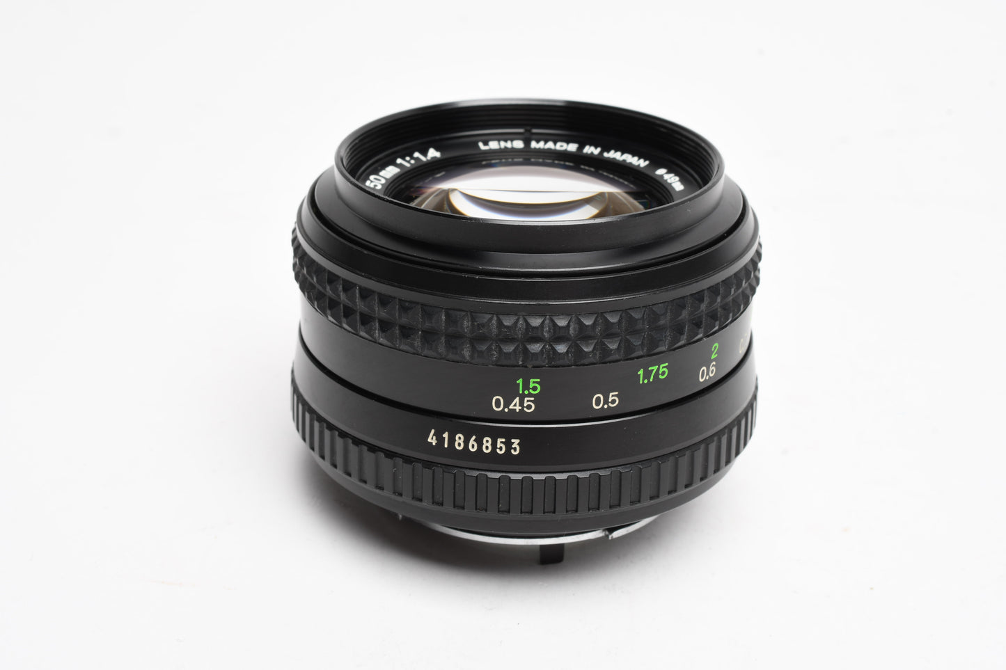 Minolta MD Rokkor-X 50mm f1.4 MD mount lens, w/Caps, Sky, Nice!