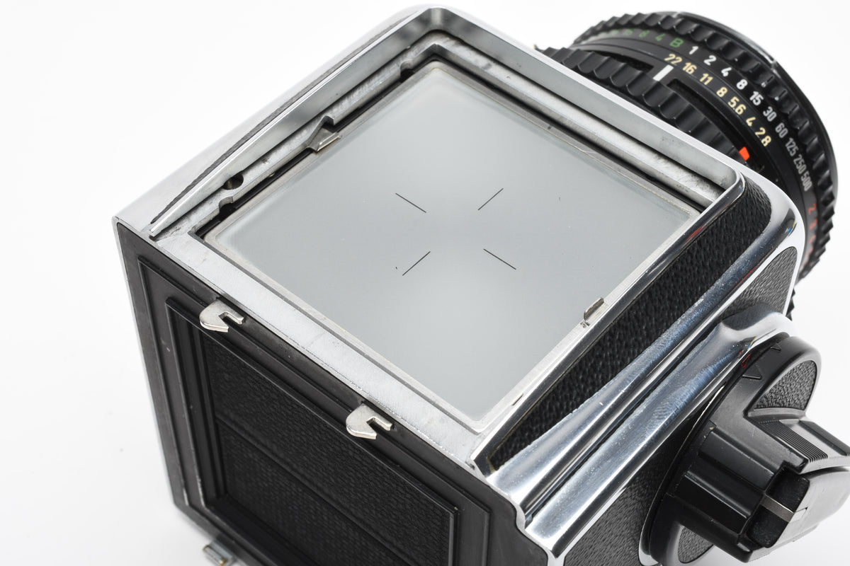 Hasselblad 500C/M Body, Prism, 80mm T* f2.8 Planar, A12 Back, New Seals!