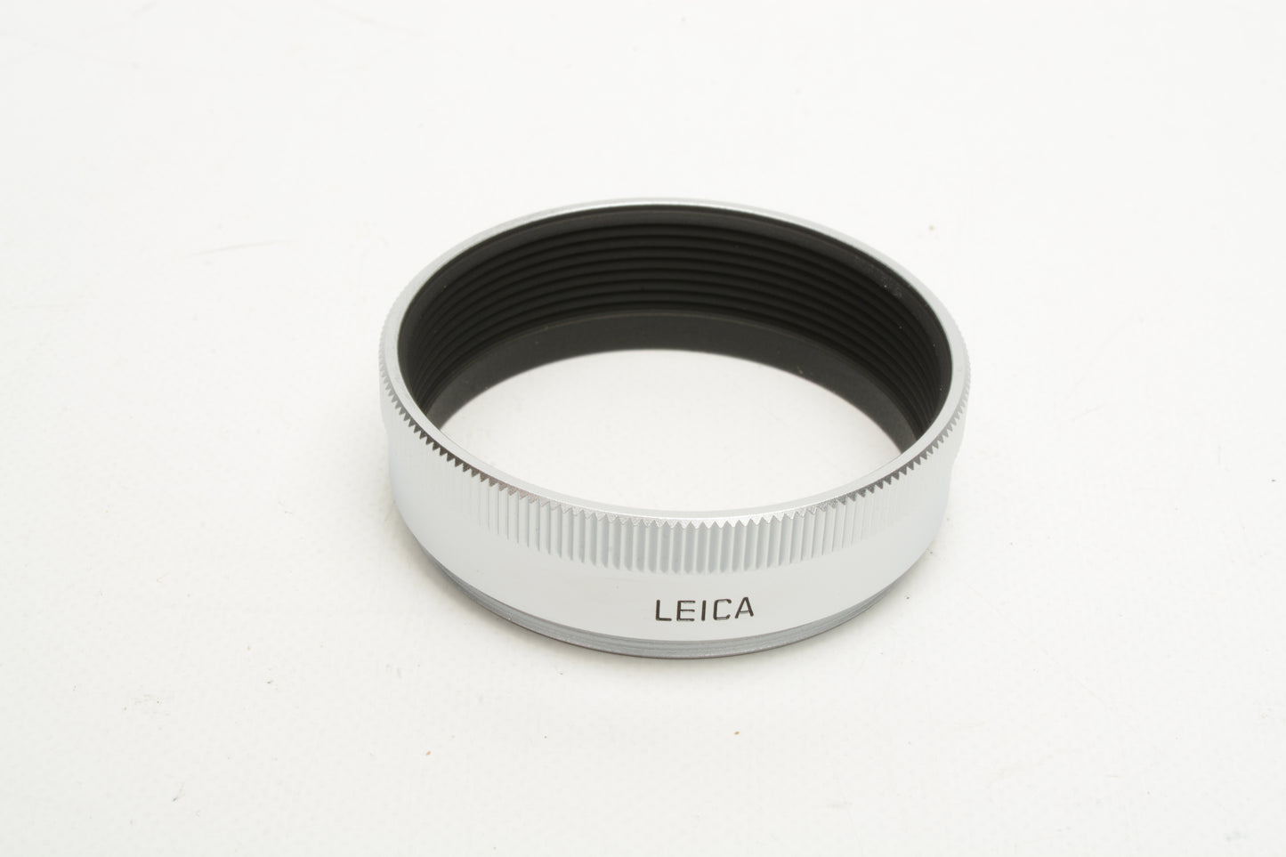 Leica Elmar-M 50mm F2.8 f2.8 Silver Chrome Metal Lens Hood E39 12549 New, Boxed