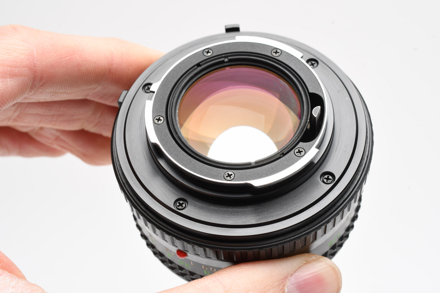 Minolta MD Rokkor-X 50mm f1.4 MD mount lens, w/Caps, Sky, Nice!