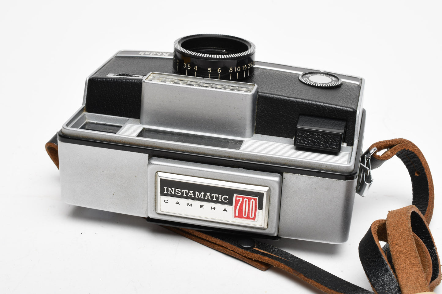 Kodak Instamatic 700 camera, strap + box