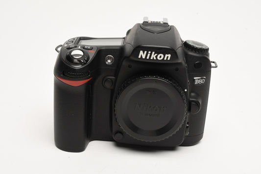 Nikon D80 DSLR body, batt+charger, Only 17K Acts, Nice!