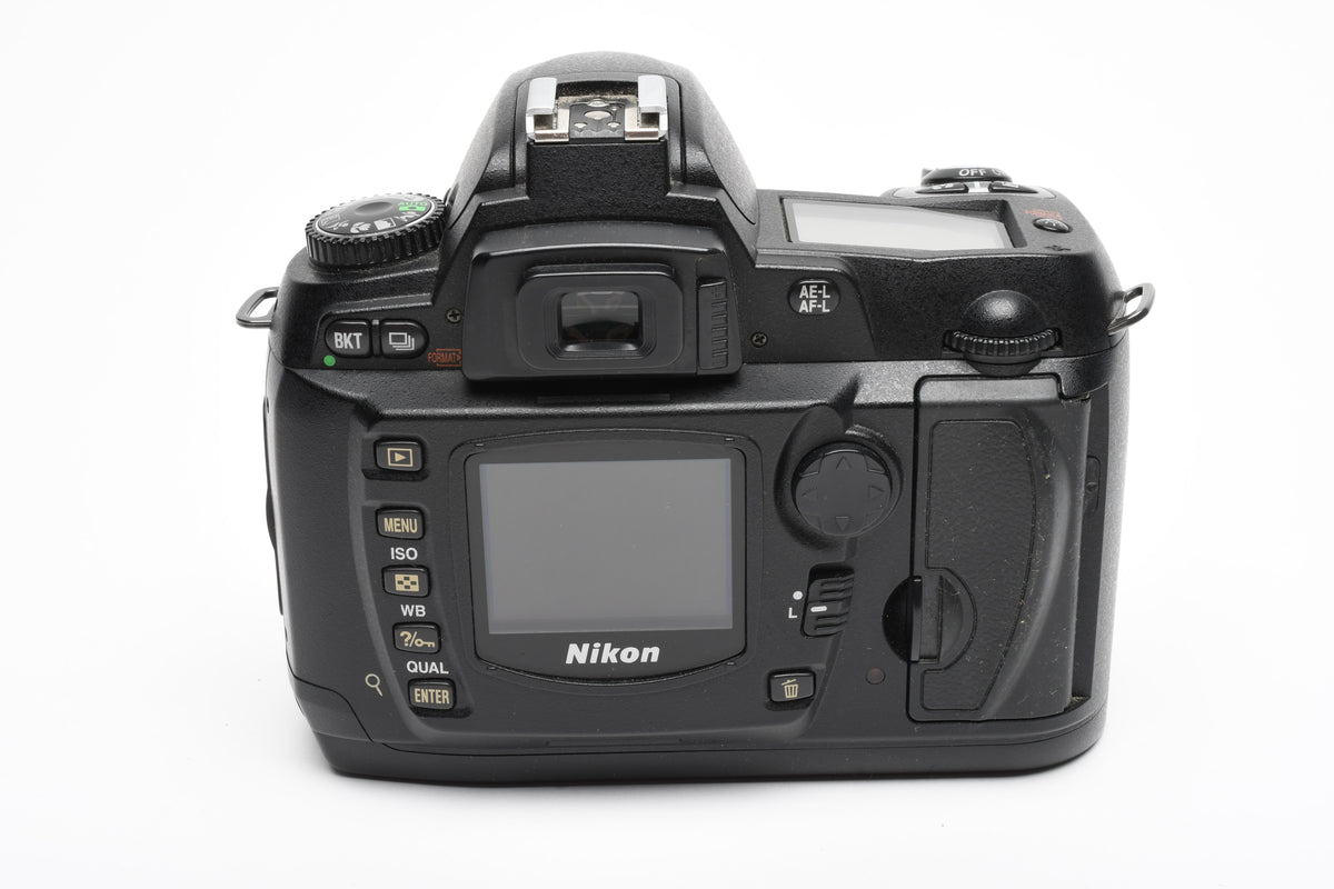 Nikon D70 DSLR body w/batt, charger, strap, Only 4308 Acts, Tested