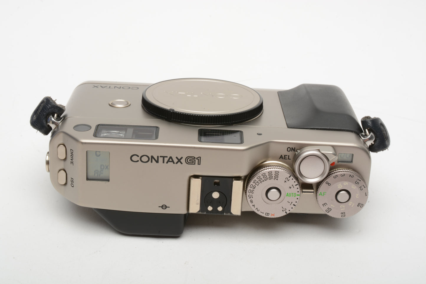Contax G1 35mm Rangefinder camera, Clean, w/Strap and cap, tested, great!