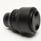 Sony FE 85mm f1.4G GM Lens SEL85F14GM, Mint, USA, w/Hood+UV