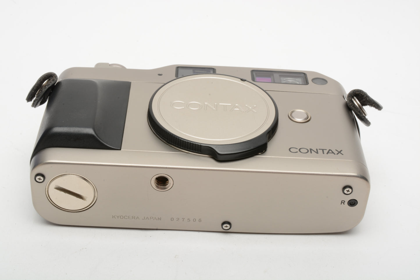 Contax G1 35mm Rangefinder camera, Clean, w/Strap and cap, tested, great!
