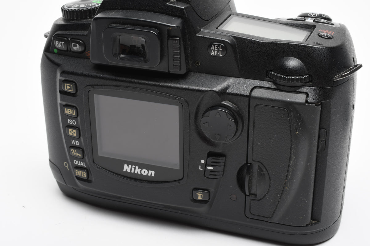 Nikon D70 DSLR body w/batt, charger, strap, Only 4308 Acts, Tested