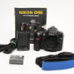 Nikon D90 DSLR body, batt, charger, strap, Only 9701 Acts, very clean,+Book