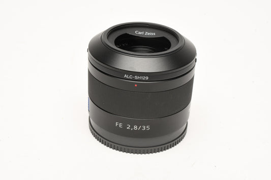 Sony Sonnar T* FE 35mm f2.8 ZA Carl Zeiss Lens for Sony E Mount, Caps+Hood
