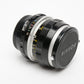 Nikon Nippon Kogaku Nikkor-S 35mm f2.8 Non-Ai Lens, Mint-