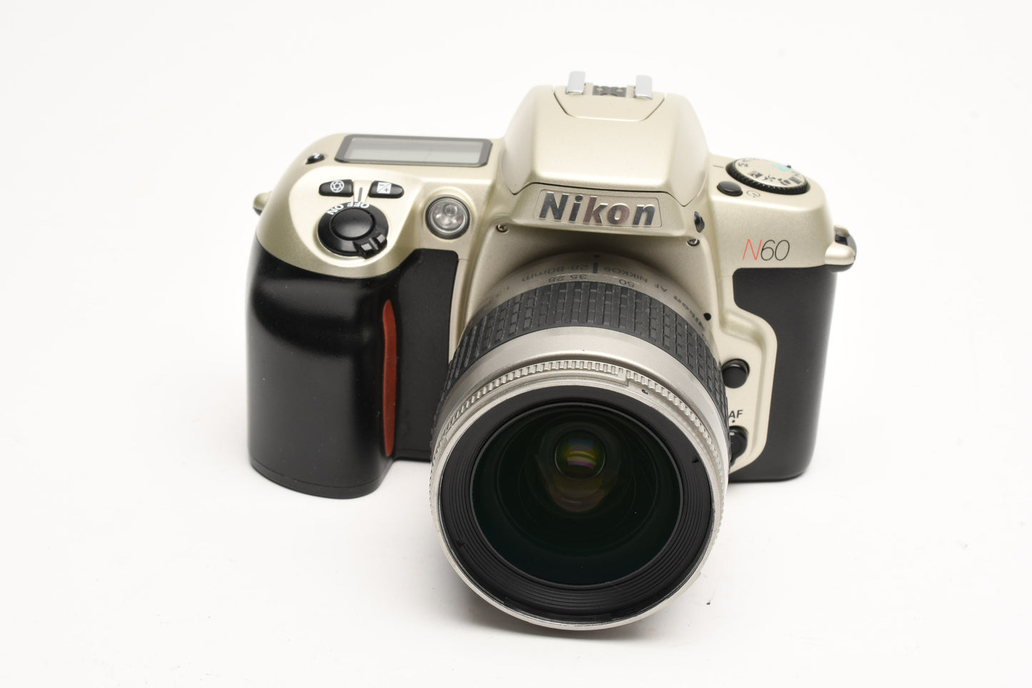 Nikon N60 35mm SLR w/28-80mm f3.3-5.6G, Very clean & Tested +Strap, Manual