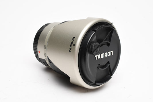 Tamron AF 28-200mm f3.8-5.6 IF Asph. LD zoom lens for Canon EF, hood+caps 271D