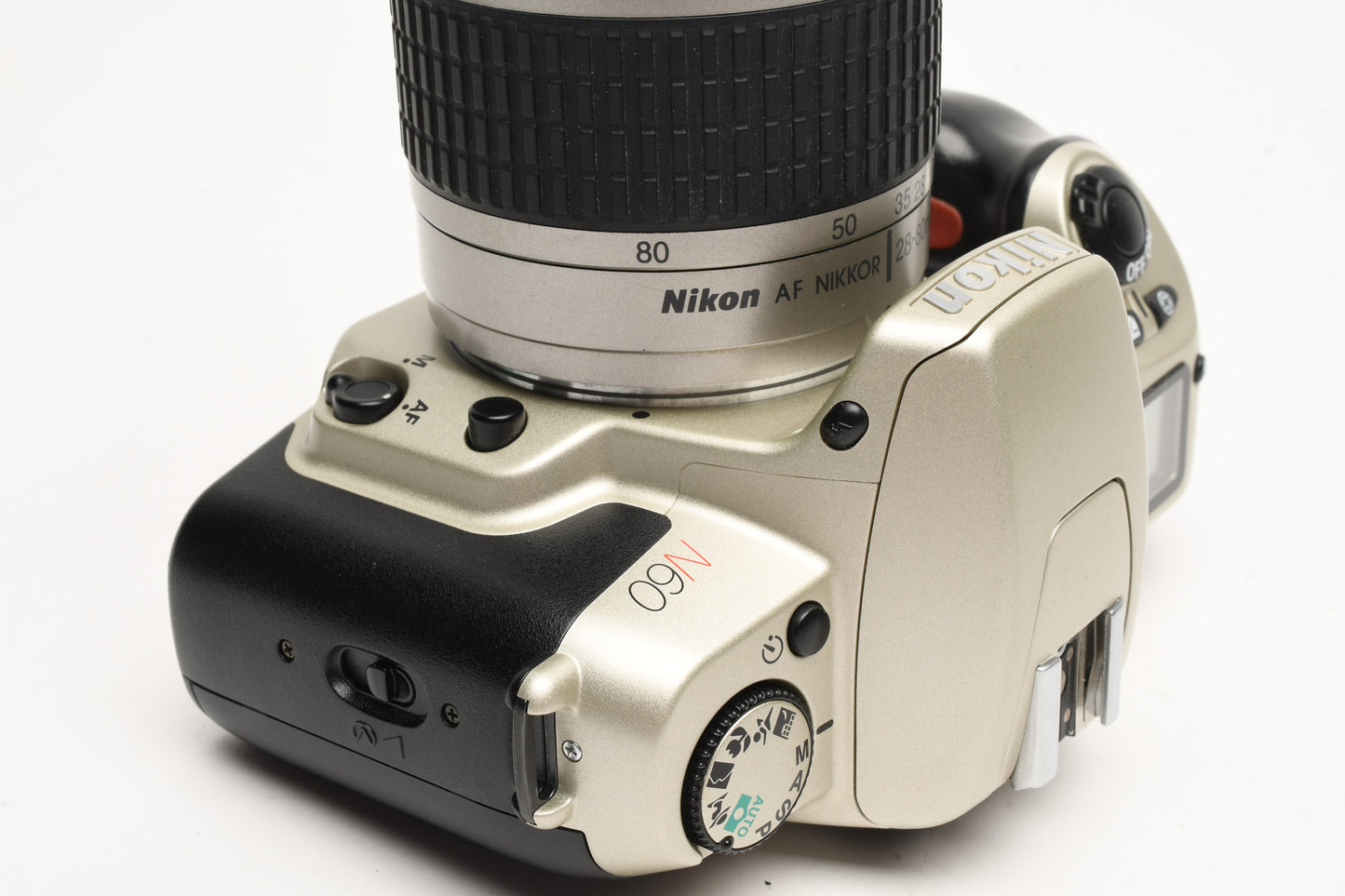 Nikon N60 35mm SLR w/28-80mm f3.3-5.6G, Very clean & Tested +Strap, Manual