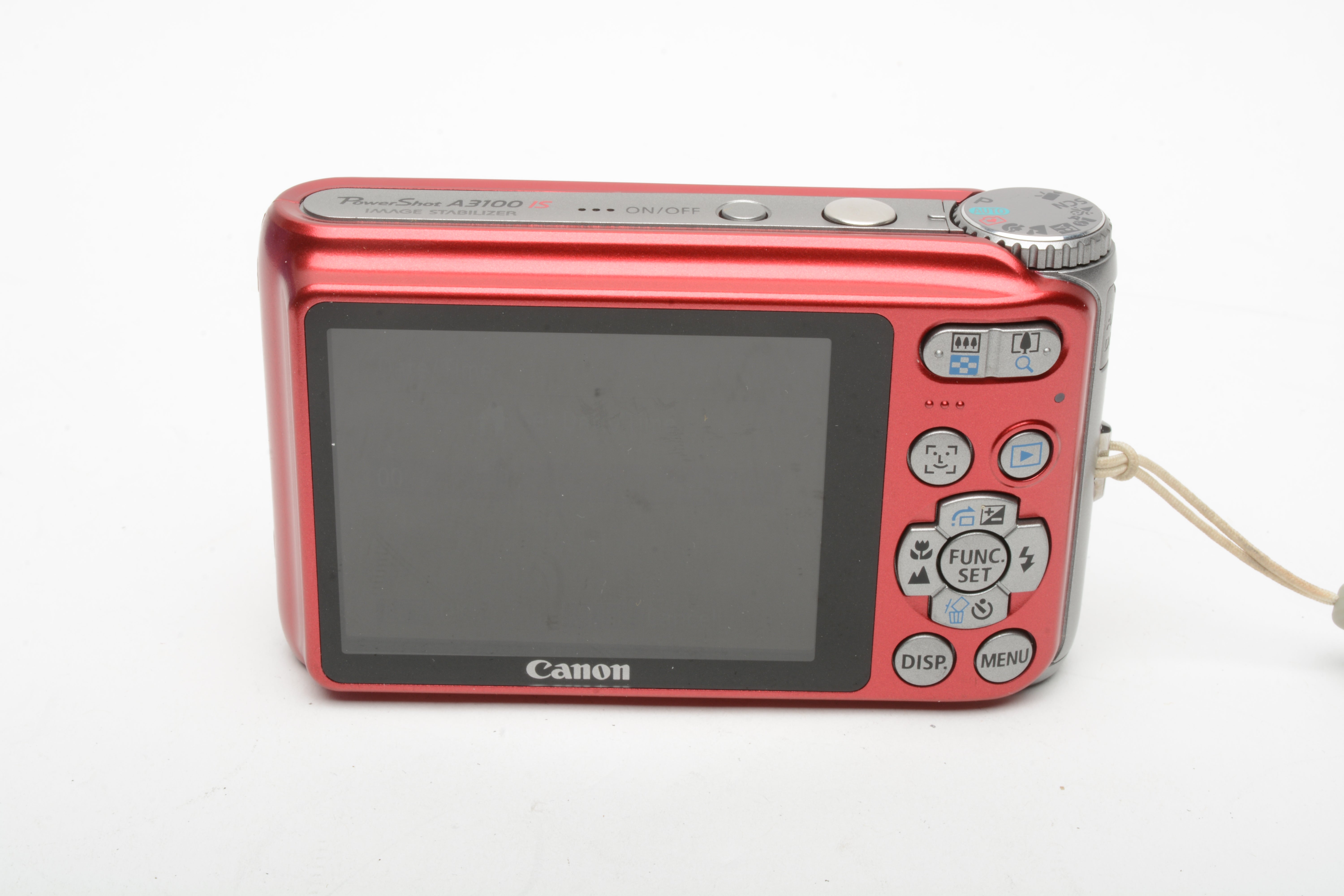Canon Powershot A3100IS 12.1MP Digital Point&Shoot, case, manuals